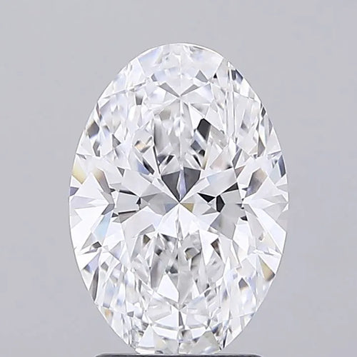 2.44ct Oval Lab Grown Diamond (Colour D, Clarity VVS1, IGI Certified)