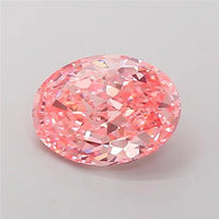 2.49ct Oval Lab Grown Diamond (Colour Fancy Vivid Pink, Clarity VVS2, IGI Certified)