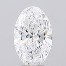 2.50ct Oval Lab Grown Diamond (Colour D, Clarity IF, IGI Certified)