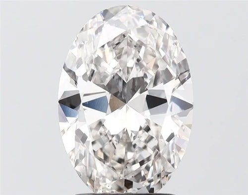 2.50ct Oval Lab Grown Diamond (Colour G, Clarity VS2, IGI Certified)
