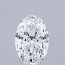 2.50ct Oval Lab Grown Diamond (Colour G, Clarity VVS2, IGI Certified)
