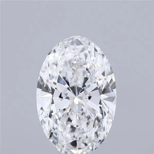 2.50ct Oval Lab Grown Diamond (Colour G, Clarity VVS2, IGI Certified)