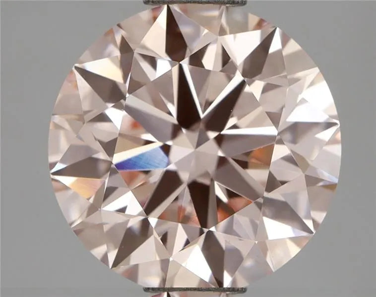 2.50ct Round Lab Grown Diamond (Colour Fancy Pink, Clarity VS1, Cut ID, IGI Certified)