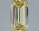 2.51ct Emerald Lab Grown Diamond (Colour Fancy Light Yellow, Clarity VVS2, IGI Certified)