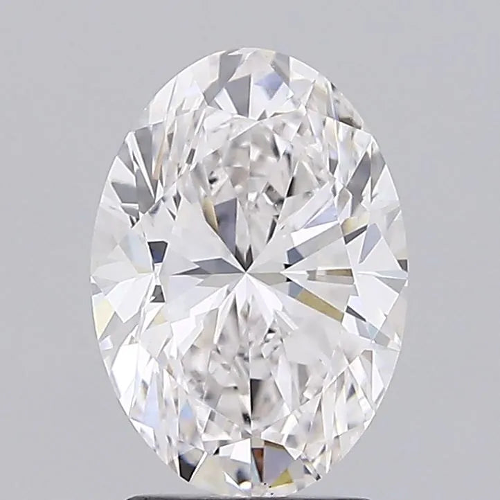 2.51ct Oval Lab Grown Diamond (Colour G, Clarity VS2, IGI Certified)
