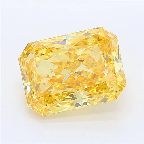 2.51ct Radiant Lab Grown Diamond (Colour Fancy Vivid Yellow, Clarity VS2, IGI Certified)