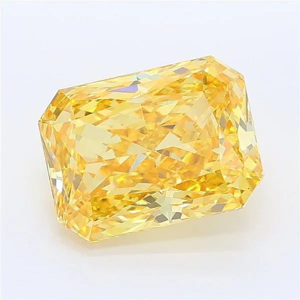 2.51ct Radiant Lab Grown Diamond (Colour Fancy Vivid Yellow, Clarity VS2, IGI Certified)