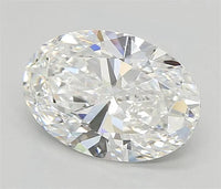 2.52ct Oval Lab Grown Diamond (Colour E, Clarity IF, Cut EX, IGI Certified)