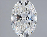 2.52ct Oval Lab Grown Diamond (Colour G, Clarity VVS2, IGI Certified)
