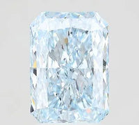 2.52ct Radiant Lab Grown Diamond (Colour Fancy Vivid Blue, Clarity VS1, IGI Certified)