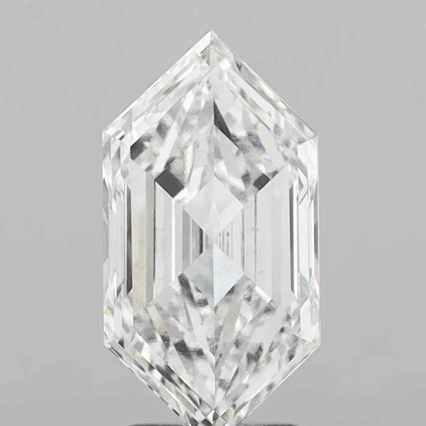 2.53ct Hexagonal Lab Grown Diamond (Colour E, Clarity VS1, IGI Certified)