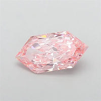 2.53ct Hexagonal Lab Grown Diamond (Colour Fancy Vivid Pink, Clarity VS1, IGI Certified)