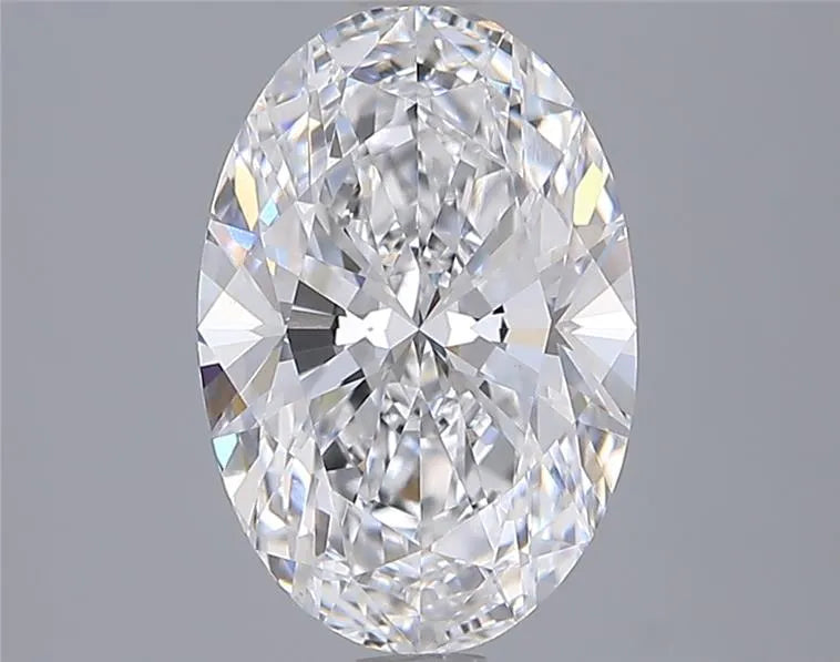 2.54ct Oval Lab Grown Diamond (Colour D, Clarity VVS2, IGI Certified)