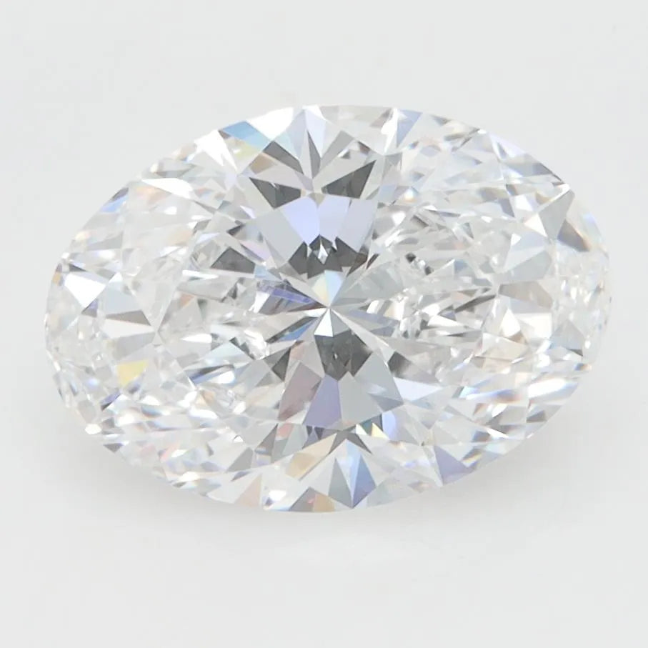 2.55ct Oval Lab Grown Diamond (Colour D, Clarity VVS1, GIA Certified)