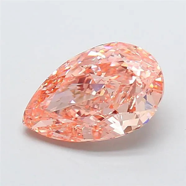 2.56ct Pear Lab Grown Diamond (Colour Fancy Intense Pink, Clarity VS1, IGI Certified)