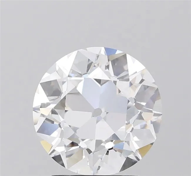 2.57ct European cut Lab Grown Diamond (Colour E, Clarity VVS2, IGI Certified)