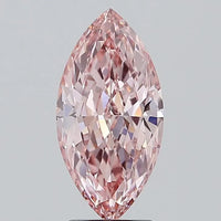 2.57ct Marquise Lab Grown Diamond (Colour Fancy Vivid Pink, Clarity VS1, IGI Certified)