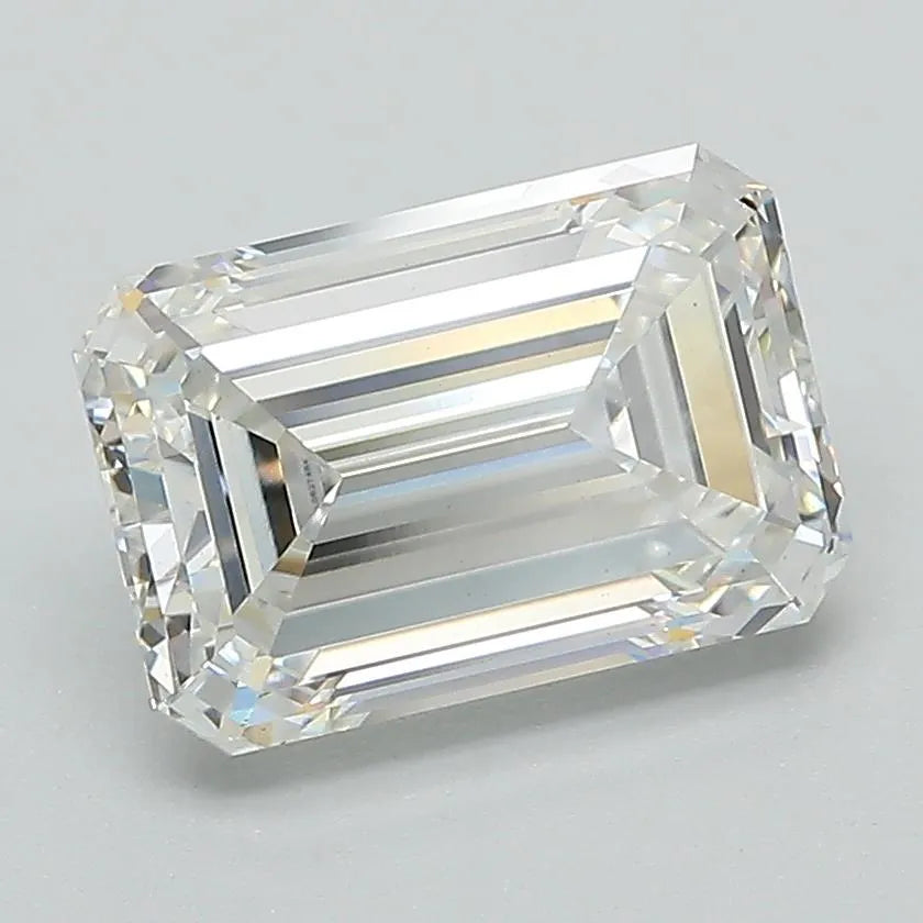 2.58ct Emerald Lab Grown Diamond (Colour G, Clarity VS1, IGI Certified)