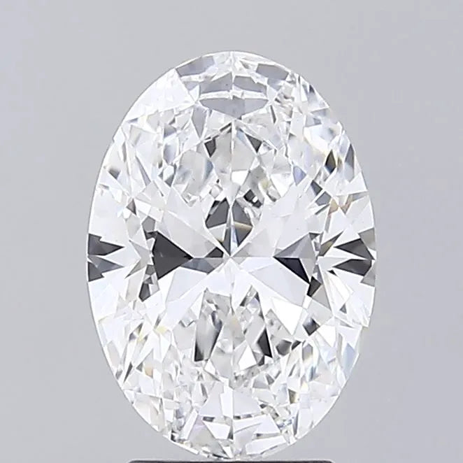 2.58ct Oval Lab Grown Diamond (Colour D, Clarity VS1, IGI Certified)