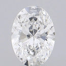 2.59ct Oval Lab Grown Diamond (Colour E, Clarity VVS2, IGI Certified)
