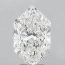 2.60ct Hexagonal Lab Grown Diamond (Colour E, Clarity VS1, IGI Certified)