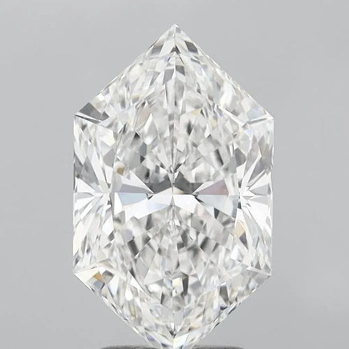 2.60ct Hexagonal Lab Grown Diamond (Colour E, Clarity VS1, IGI Certified)