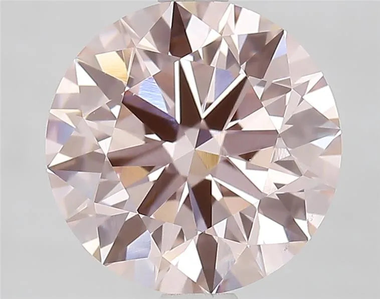 2.63ct Round Lab Grown Diamond (Colour Fancy Intense Pink, Clarity VS1, Cut ID, IGI Certified)
