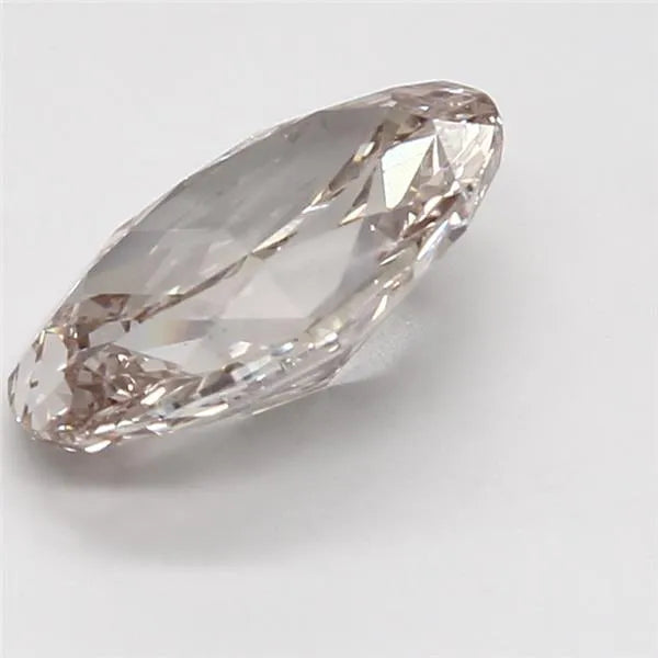 2.64ct Oval Lab Grown Diamond (Colour Fancy Intense Brownish Pink, Clarity VS1, IGI Certified)