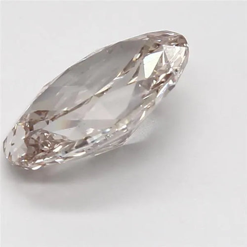 2.64ct Oval Lab Grown Diamond (Colour Fancy Intense Brownish Pink, Clarity VS1, IGI Certified)