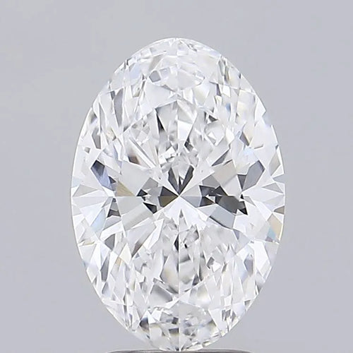 2.65ct Oval Lab Grown Diamond (Colour D, Clarity VVS2, IGI Certified)