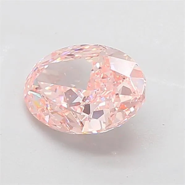 2.65ct Oval Lab Grown Diamond (Colour Fancy Intense Pink, Clarity VVS1, IGI Certified)
