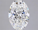 2.66ct Oval Lab Grown Diamond (Colour G, Clarity VVS2, IGI Certified)