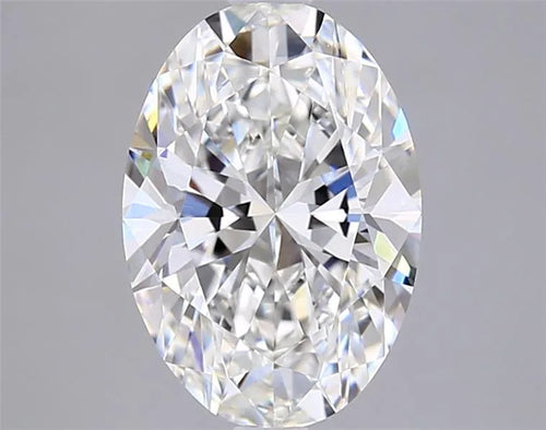 2.66ct Oval Lab Grown Diamond (Colour G, Clarity VVS2, IGI Certified)