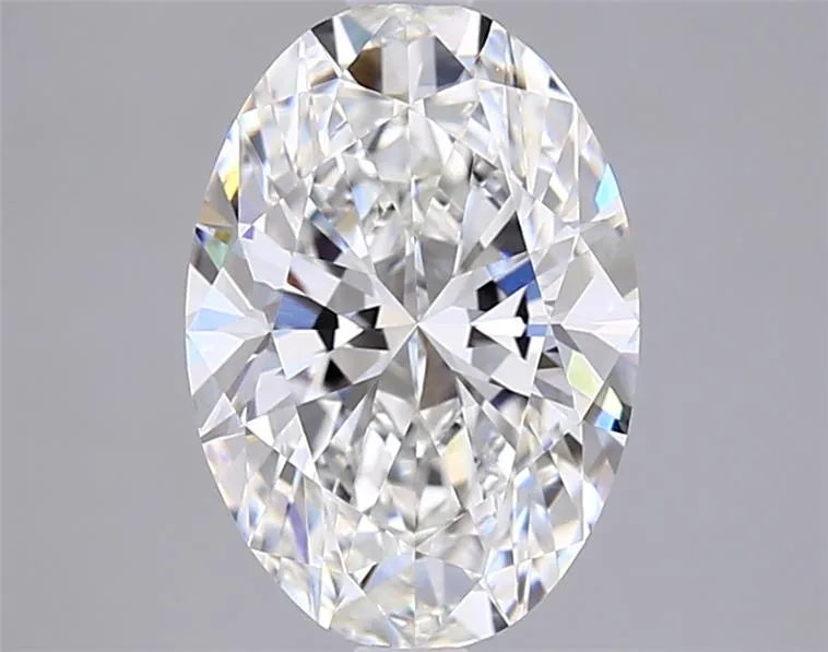 2.66ct Oval Lab Grown Diamond (Colour G, Clarity VVS2, IGI Certified)