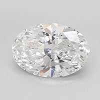 2.67ct Oval Lab Grown Diamond (Colour D, Clarity IF, Cut EX, IGI Certified)