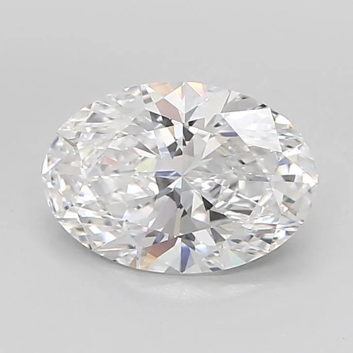 2.67ct Oval Lab Grown Diamond (Colour D, Clarity IF, Cut EX, IGI Certified)