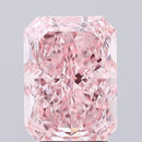 2.69ct Radiant Lab Grown Diamond (Colour Fancy Vivid Pink, Clarity VVS1, IGI Certified)