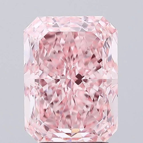 2.69ct Radiant Lab Grown Diamond (Colour Fancy Vivid Pink, Clarity VVS1, IGI Certified)
