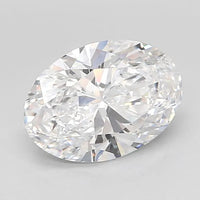 2.70ct Oval Lab Grown Diamond (Colour D, Clarity IF, Cut EX, IGI Certified)