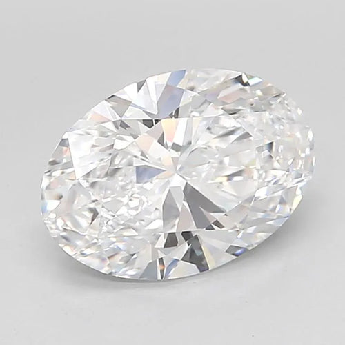 2.70ct Oval Lab Grown Diamond (Colour D, Clarity IF, Cut EX, IGI Certified)
