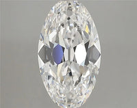 2.70ct Oval Lab Grown Diamond (Colour D, Clarity VVS2, IGI Certified)