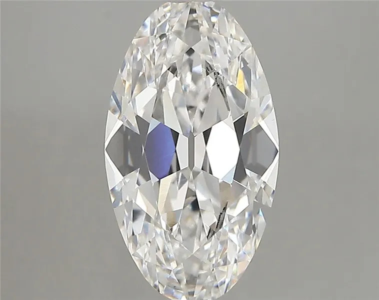 2.70ct Oval Lab Grown Diamond (Colour D, Clarity VVS2, IGI Certified)