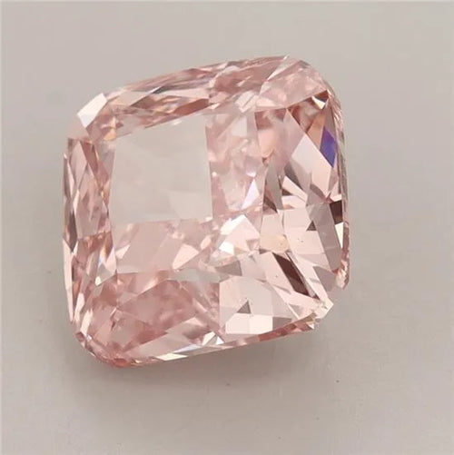 2.71ct Cushion brilliant Lab Grown Diamond (Colour Fancy Vivid Pink, Clarity VS1, IGI Certified)