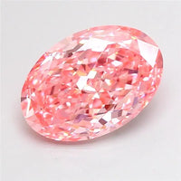 2.73ct Oval Lab Grown Diamond (Colour Fancy Vivid Pink, Clarity VS1, IGI Certified)