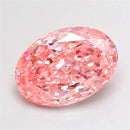 2.74ct Oval Lab Grown Diamond (Colour Fancy Vivid Pink, Clarity VS1, IGI Certified)