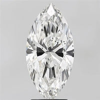 2.76ct Marquise Lab Grown Diamond (Colour G, Clarity SI1, IGI Certified)