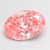 2.78ct Oval Lab Grown Diamond (Colour Fancy Vivid Pink, Clarity VS1, IGI Certified)