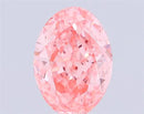 2.80ct Oval Lab Grown Diamond (Colour Fancy Vivid Pink, Clarity VVS1, IGI Certified)
