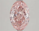 2.80ct Oval Lab Grown Diamond (Colour Fancy Vivid Pink, Clarity VVS2, IGI Certified)