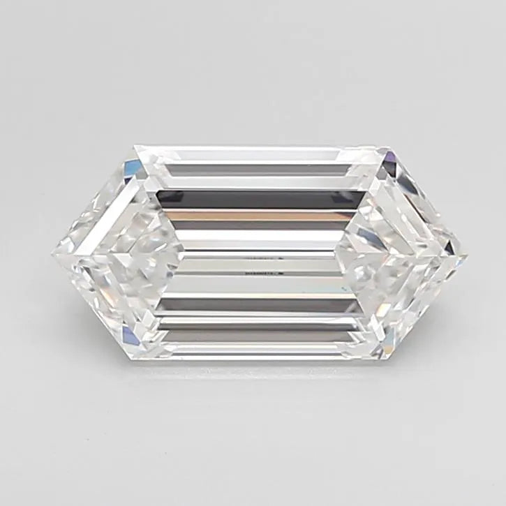 2.81ct Hexagonal Lab Grown Diamond (Colour E, Clarity VVS2, IGI Certified)